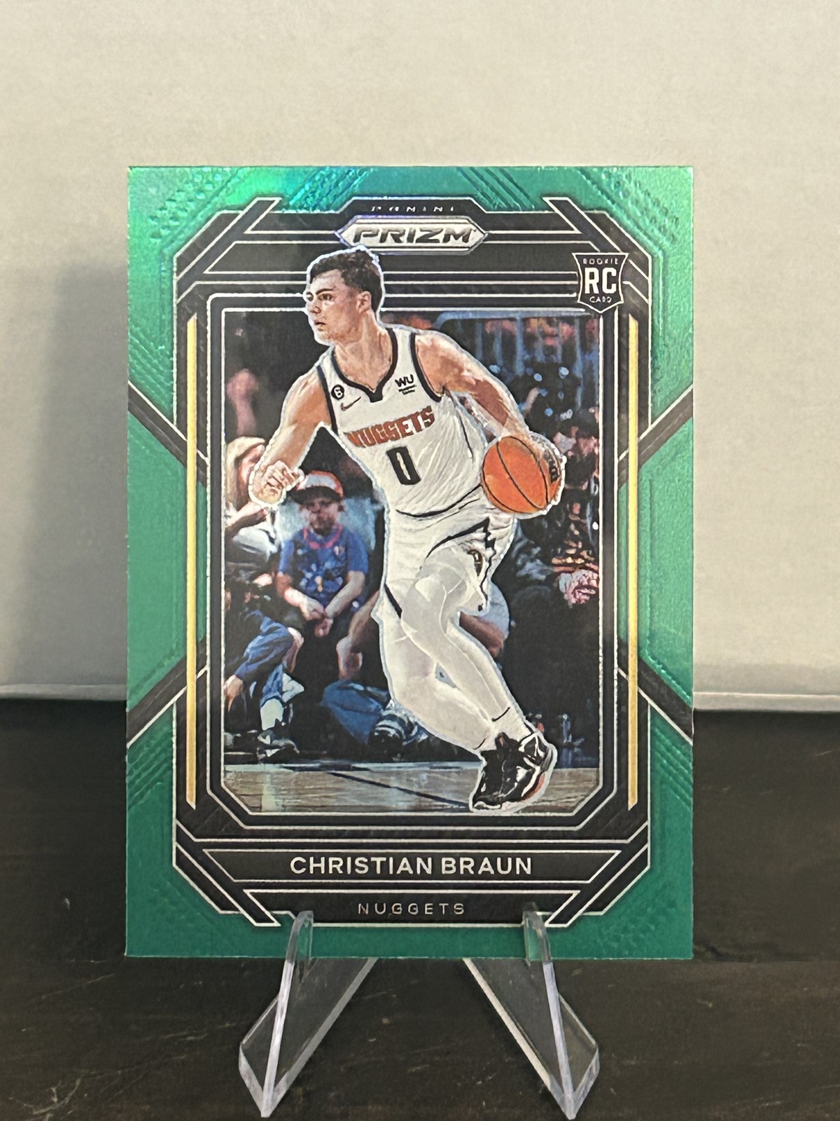 2022-23 Panini Prizm #223 Christian Braun Prizms Green
