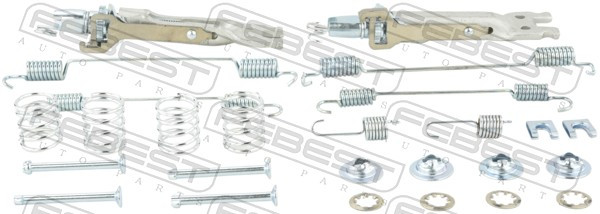 FEBEST-OE 0204-G15RAR-KIT.OE Accessory Kit, parking brake shoes for ,CITROËN,DAC