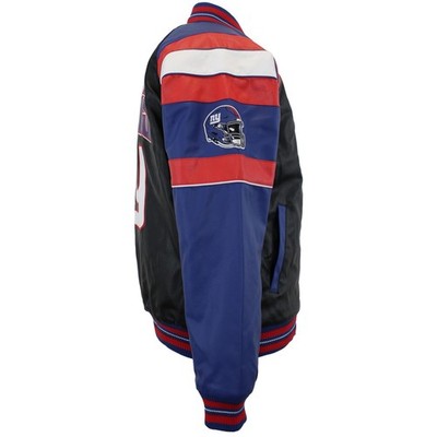 NFL New York Giants Faux Leather Varsity Jacket, Heavyweight, XL