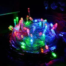 10M-100M LED Fairy String Light Waterproof Christmas Tree Outdoor Decor US Plug