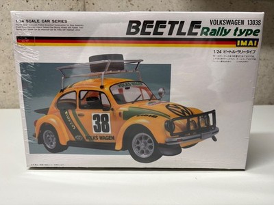 IMAI 1/24 Volkswagen 1303S Beetle Plastic Model Kit Yellow - Factory Sealed Rare