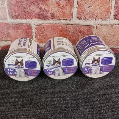 3x Calming Collar for Cats 4 In Each Pack Calming Cat Collars 