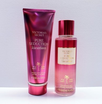 Victoria's Secret PURE SEDUCTION VACATION Fragrance Lotion and Fragrance Mist