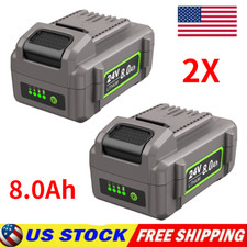 2X 8.0Ah Li-Ion Battery for FLEX 24V FX0221-1 FX0331-1 FX0341-1 Replacement US