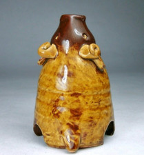 Rare David Cleverly Haytown Pottery Sheep Pie Vent / Pie Bird &ndash; Signed & Stamped