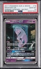 2017 POKEMON SUN & MOON SHINING LEGENDS SECRET #78 MEWTWO GX PSA 10