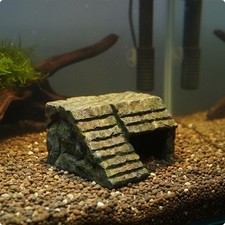 Turtle Basking Platform Climbing Island Resin Ramp for Reptile Terrarium Turtle