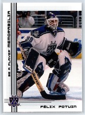 2000-01 Be a Player Memorabilia Felix Potvin Los Angeles Kings #503