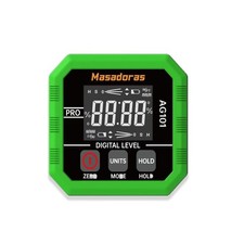Masadoras Digital Angle Finder Gauge Magnetic Protractor for Woodworking
