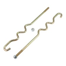 2pcs Golf Chariot Batterie Maintenez Bas Tige S Forme Boulon et Écrou 103357701