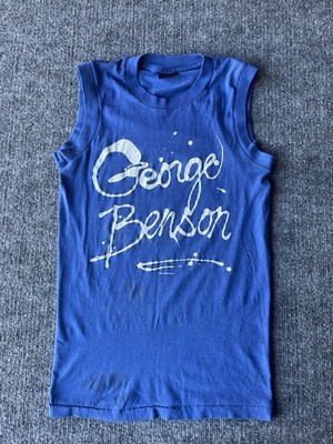 VTG RARE 1982 George Benson World Tour men s sleeveless T-shirt Size Small