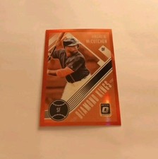 2018 Panini Donruss Optic Holo Red Prizms SP Andrew McCutchen 1/99 Giants Pirate