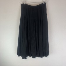 Avenue Skirt 18/20 Maxi Black Whimsigoth Grunge Dark Fairy Boho Minimalist
