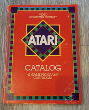 Authentic 1981 Atari Catalog 45 Game Program Cartridges  (Catalog only)