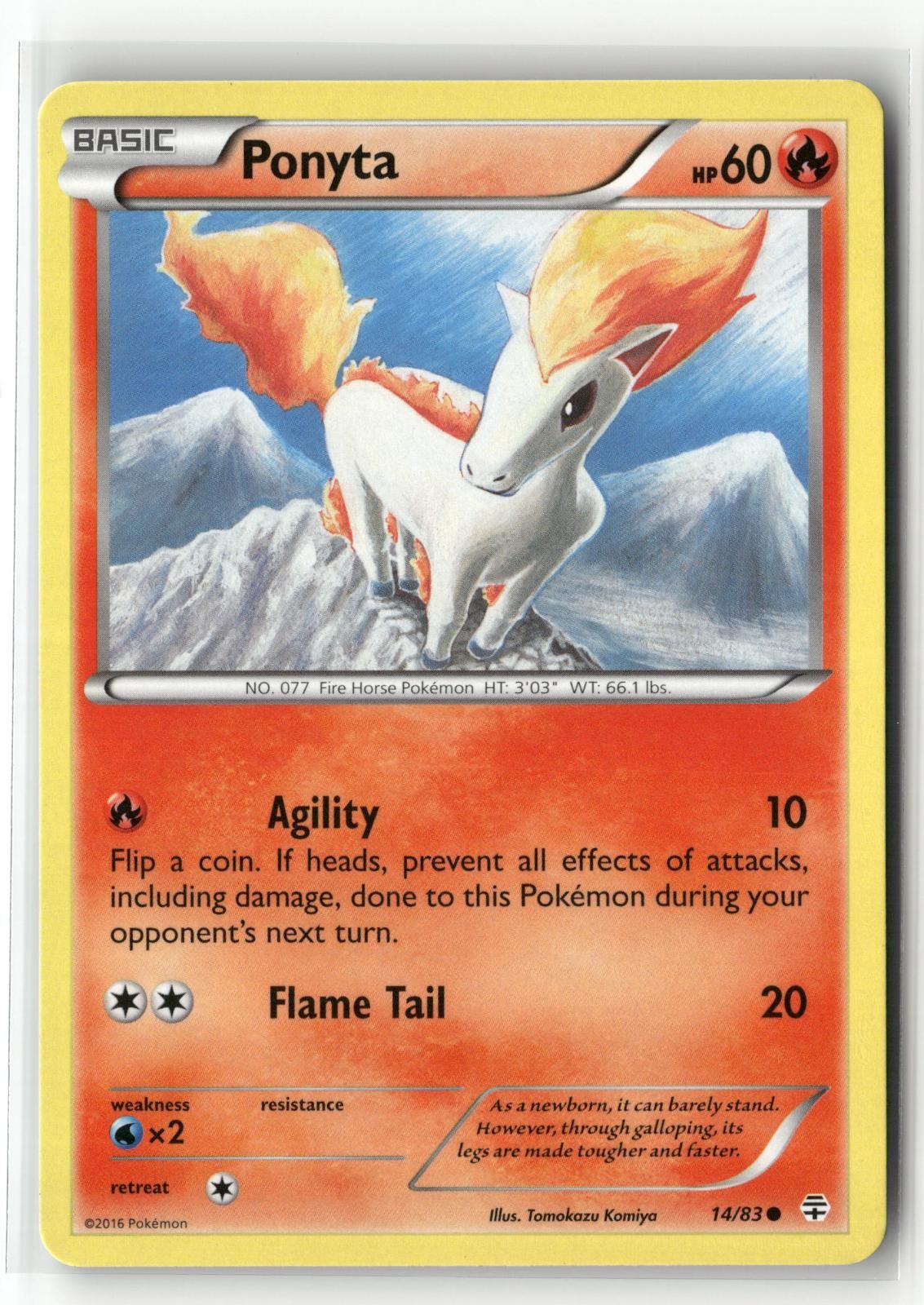 PONYTA 14/83 C GENERATIONS POKEMON NM/M
