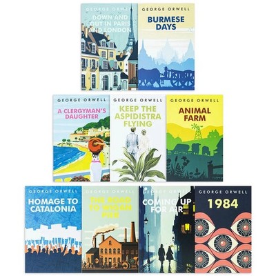 The Greatest Works of George Orwell 9 Books Collection Set Homage