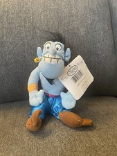 VINTAGE Disney Store Aladdin Genie Bean Bag Plush WITH TAGS Great Condition