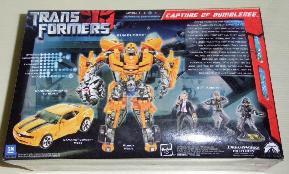 Transformers Bumblebee Takara Movie 2007 Sealed Brand New Worldwide Free Shippin - Image 2 of 4