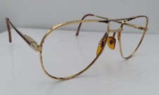 Vintage Van Heusen VH309 Gold Pilot Metal Sunglasses Italy FRAMES ONLY