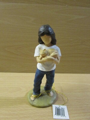 *LOOK* Schöne NEU (mit Etikett) Forever in Blue Jeans Figur ''PFLEGE'' Kostenloser Versand + Verpackung