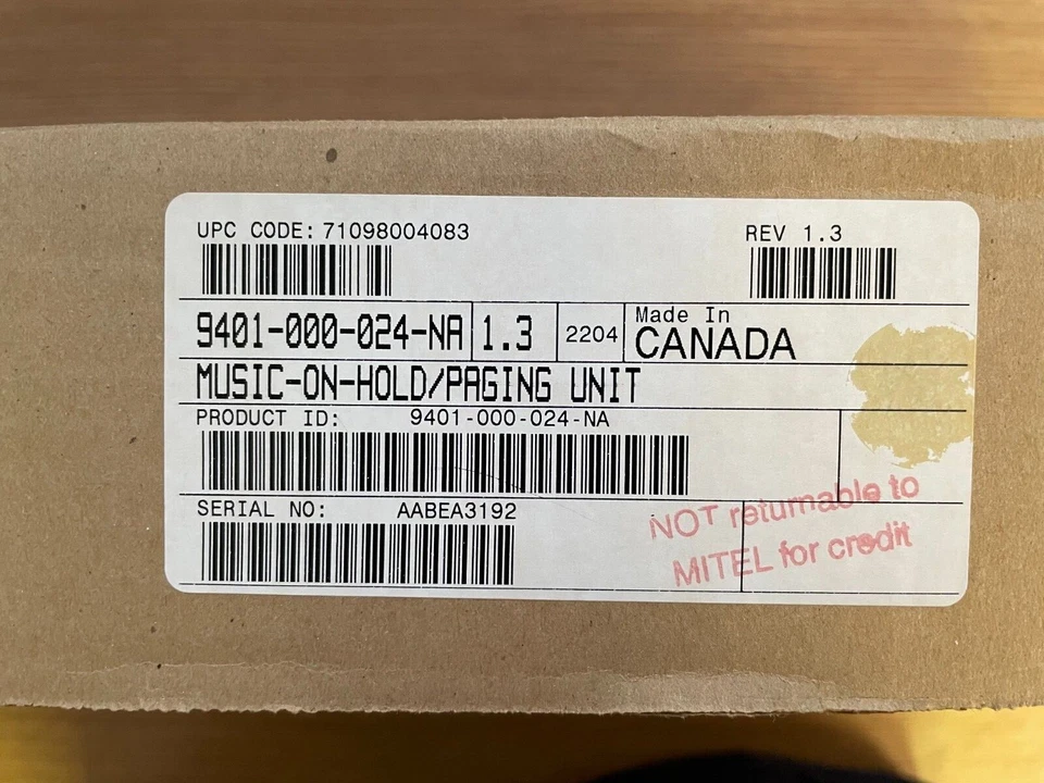 Mitel Music-On-Hold Paging Unit DNIC -NEW- - Image 3 of 4