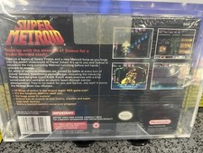 1994 SNES Super Metroid VGA 80 NM SEALED Phantoon Early Production WATA 9.4?