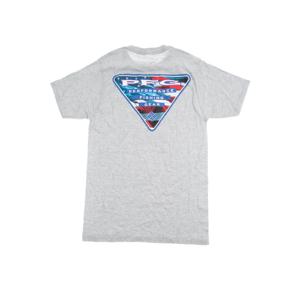 Columbia Men's PFG Stacked Logo Fishing Shirt - UPF 40 Sun Protection & Moisture-Wicking Short Sleeve - View #9