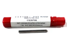 TITAN, 1/8"  82°  6 FLUTE  COUNTERSINK,  CS36708    B572