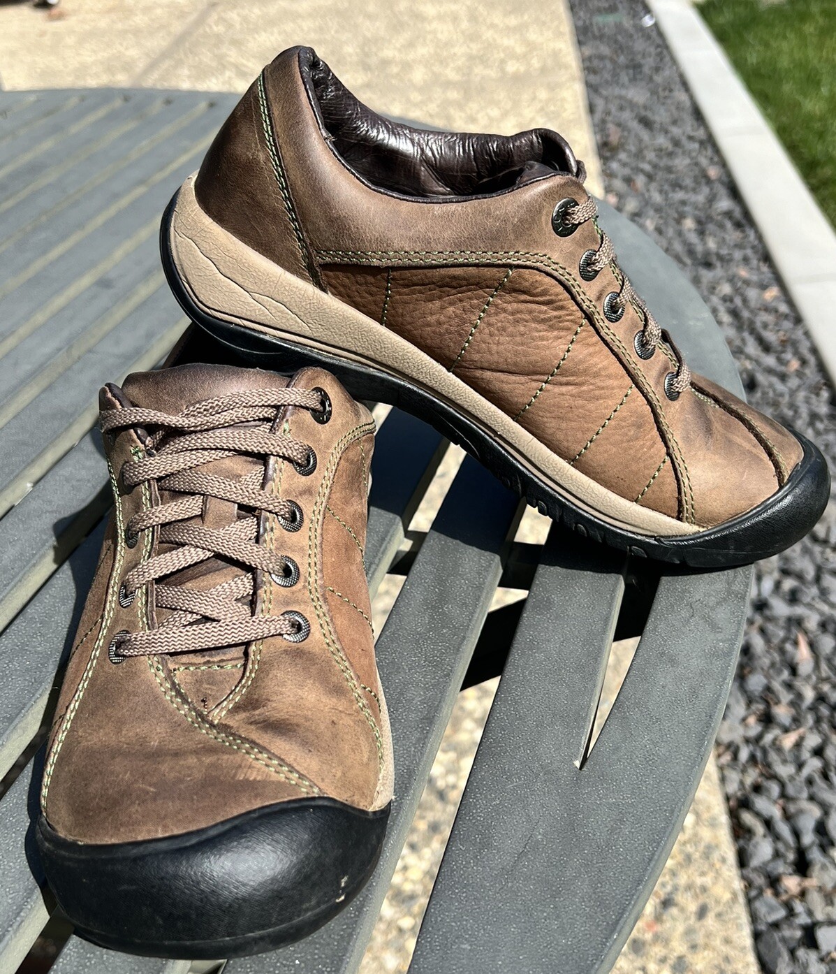 Sneaker da donna Keen taglia 7 M Presidio Oxford marrone cascata 1011401