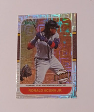 2021 Donruss Highlights Vector #8,  Ronald Acuna Jr.