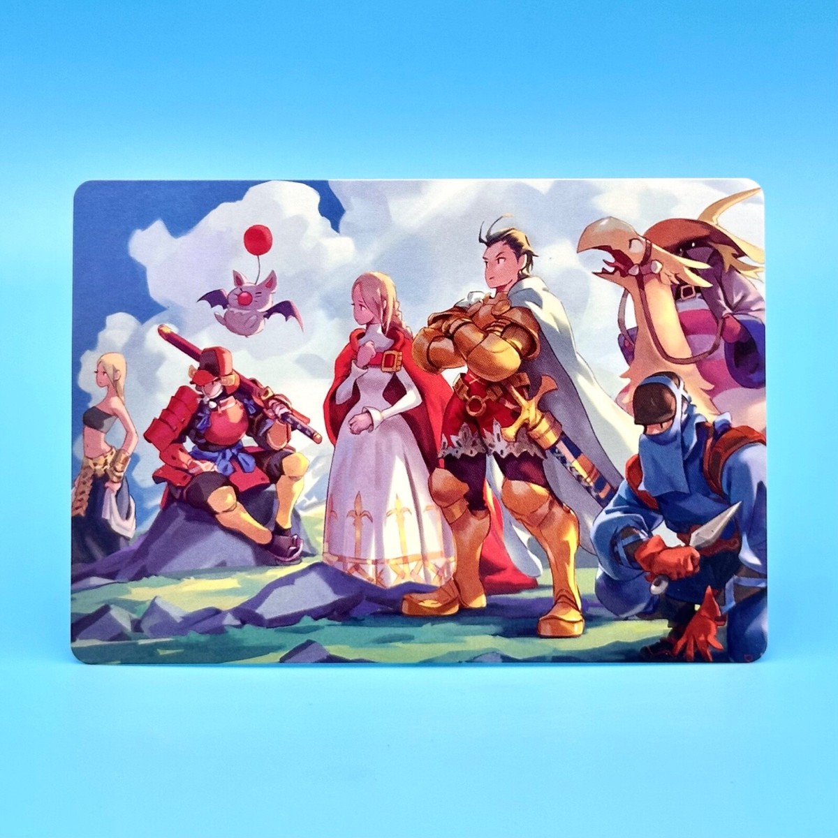 FINAL FANTASY TACTICS ストラップとカードセット Final Fantasy Tactics Delita Ovelia Art Print Trading Card