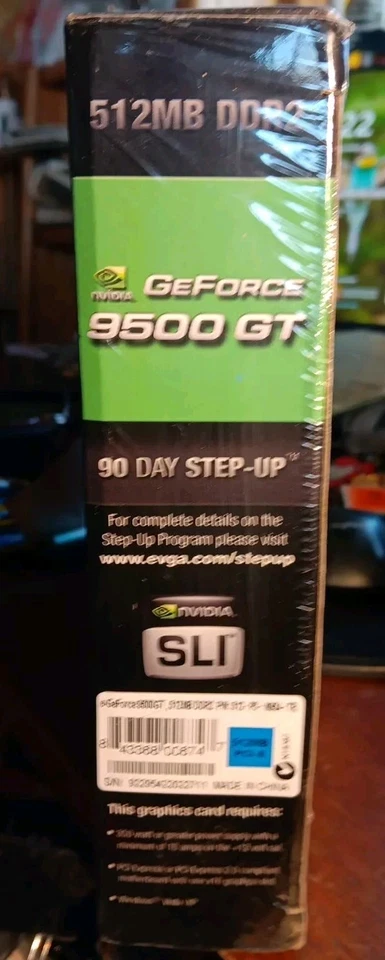 PCIe 2.0  NVIDIA GeForce 9500 GT 512MB DDR2 New/Sealed  - Image 2 of 3