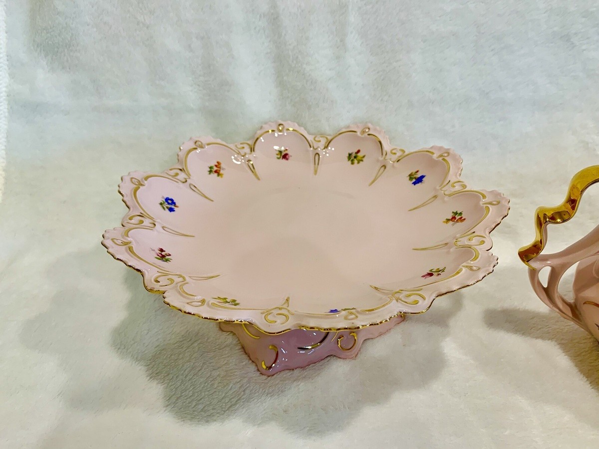VINTAGE CZECH H&C ORIGINAL ROSA PORZELLAN CZECHOSLOVAKIA 