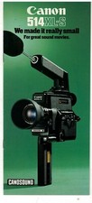 1970s Canon 514 XL-S Camera Brochure