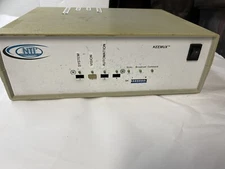 White NTI keemux-p4-rs 4-Port VGA PS/2 KVM Switch with RS232 DAISY IN OUT