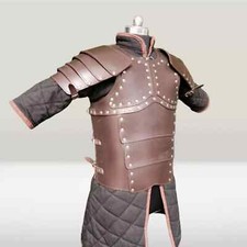 Greek Leather Armour Breastplate, Valentine Medieval Leather Body Armor LARP
