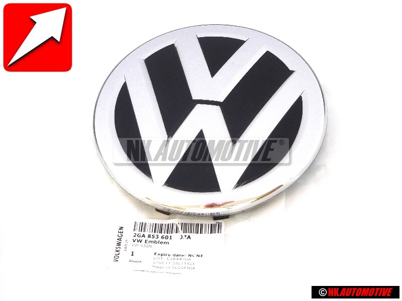 Original VW Front Grill Badge Emblem Chrome - 2GA853601 JZA | eBay