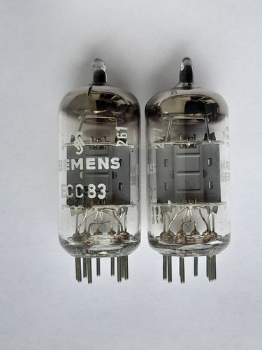 2x ECC83 / 12AX7 SIEMENS tubes - 1967 - Picture 6 of 8