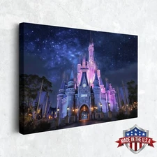 Disney Kingdom of Starlight Wall Art, Canvas Print for Home Decor, Art Poster