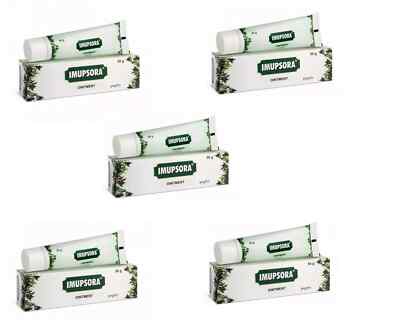 Charak Imupsora Ointment 50g Pack of 5 Antibacterial & Antiseptic 2026 Expiry