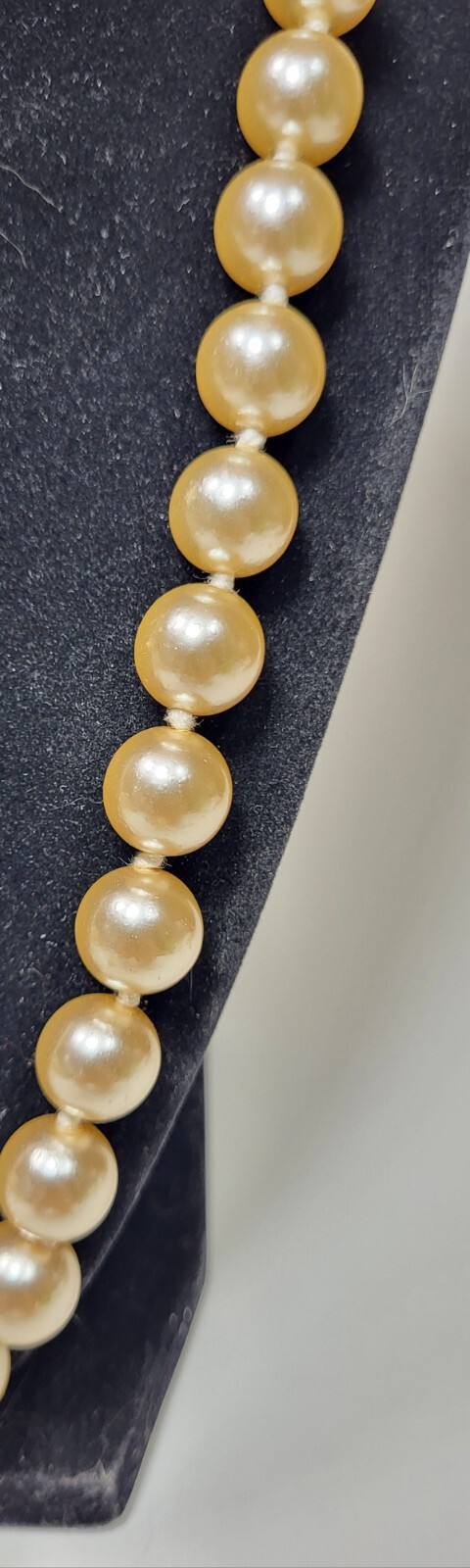 Vintage Kenneth J Lane Large Champagne Colored La… - image 3