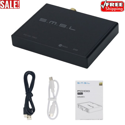 SMSL PO100 PRO USB Digital Interface Decoding MQA USB to Optical Coaxial I2S USB