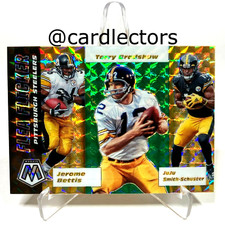2020 Panini Mosaic Pittsburgh STEELERS Flea Flicker Green PRIZM Parallel #FF14