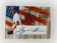 2008 Upper Deck Baseball Series 2 Tyson Ross USA-TR National Team Auto Game Used