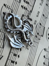 Dragon Antique Silver Charms Pendants for Jewelry Making 1 pcs Ships from US