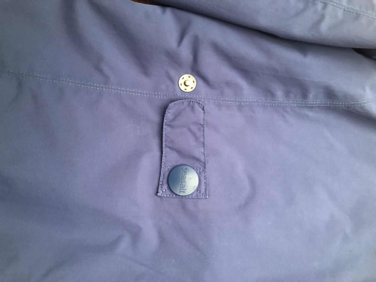 SEASALT BLUE HOODED WATERPROOF COAT Size 18 eBay