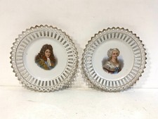 2 Assiettes en Porcelaine de