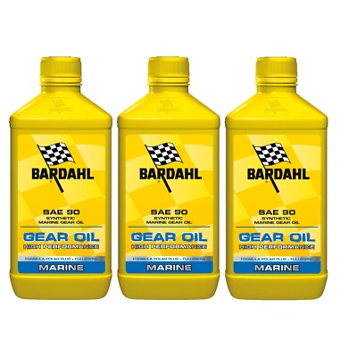 Öl Bardahl Außenborder Marine Gear Oil SAE90 High Performance Synthetic 3 Liter