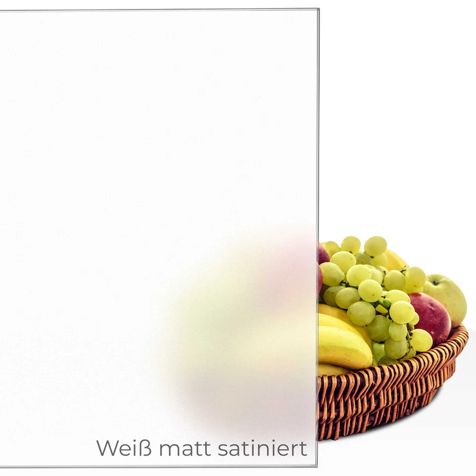 Milchglasfolie (7,8€/m²) Glasdekor Fensterfolie Sichtschutz Tür Büro Dusche Bad - Bild 4 von 4