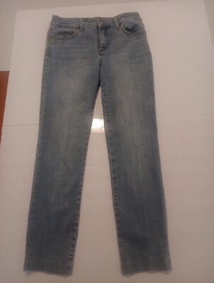 Gloria Vanderbilt Jeans Womens 4 Short Blue Amanda Slim Denim Straight Leg